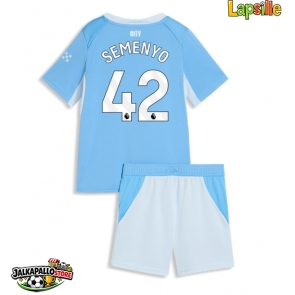 Manchester City Antoine Semenyo #42 Kotipaita Lapsille 2026-27 Lyhythihainen (+ shortsit)